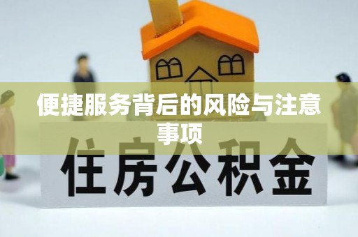 庆云便捷服务背后的风险与注意事项